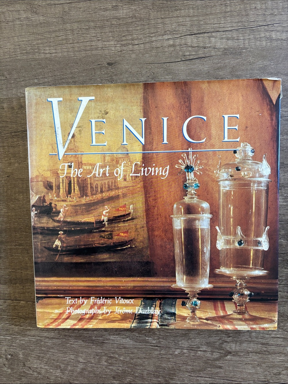Venice The Art of Living Decorative Hardcover Book - Brown Cover